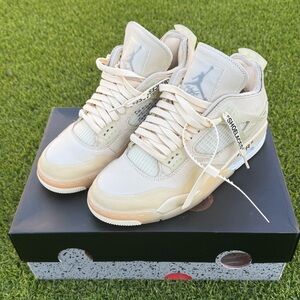 Nike x Off-White Jordan 4 SAIL AMAZING CONDITION Womens 9